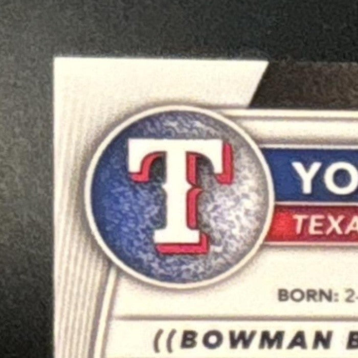2025 Bowman Draft Yolfran Castillo Chrome Red Geometric /5 #BDC-107 Rangers