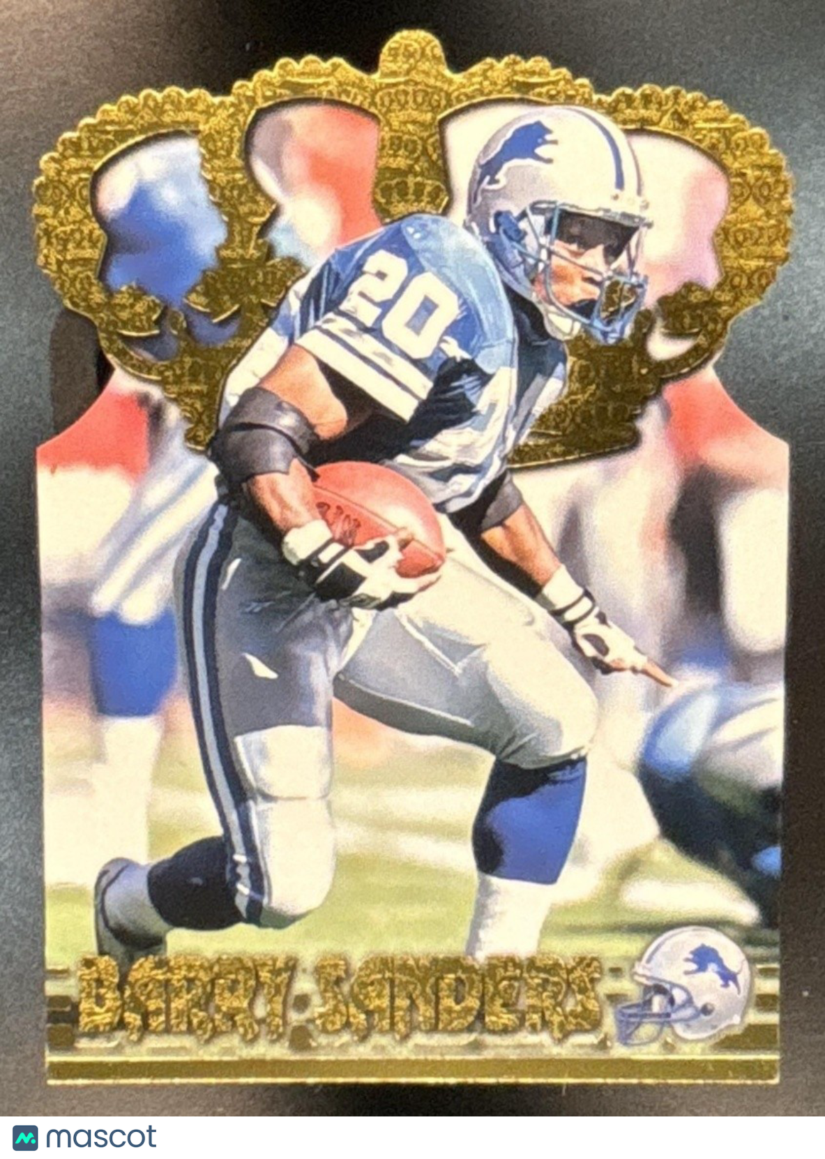 1996 Pacific Barry Sanders Gold Crown Die Cuts #GC-3 Detroit Lions