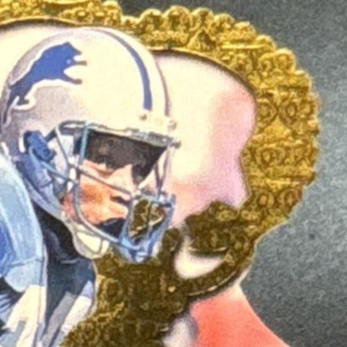 1996 Pacific Barry Sanders Gold Crown Die Cuts #GC-3 Detroit Lions