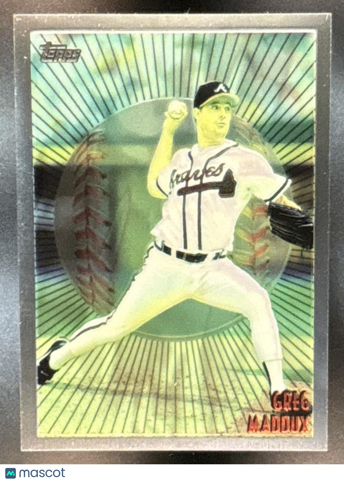 1998 Topps Greg Maddux Mystery Finest Bordered #M12 Atlanta Braves