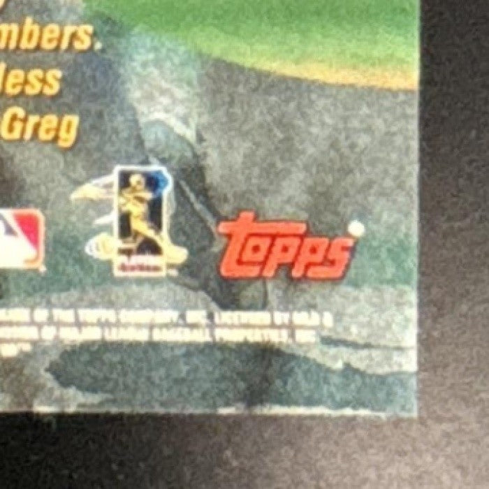 1998 Topps Greg Maddux Mystery Finest Bordered #M12 Atlanta Braves