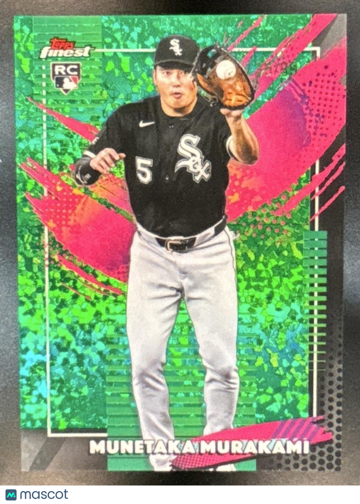 2026 Topps Finest Munetaka Murakami Worlds Green Refractor /99 #WF-24 RC