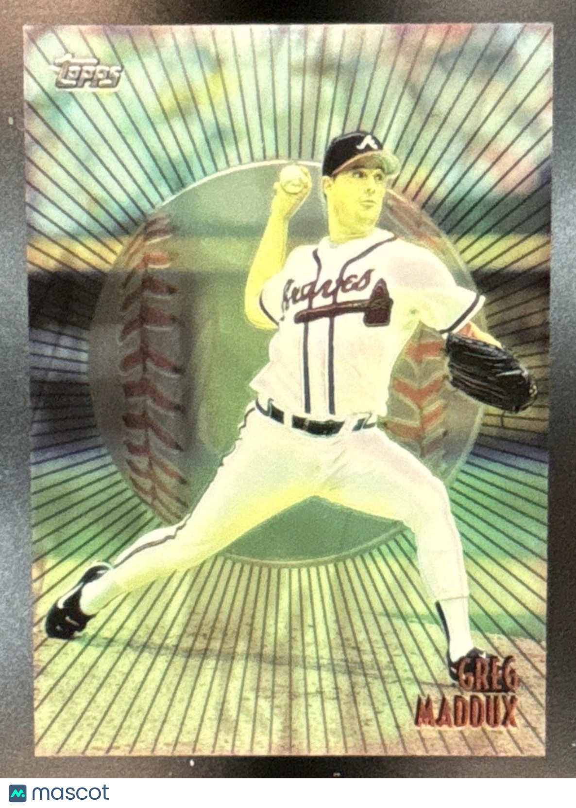 1998 Topps Greg Maddux Mystery Finest Bordered #M12 Atlanta Braves
