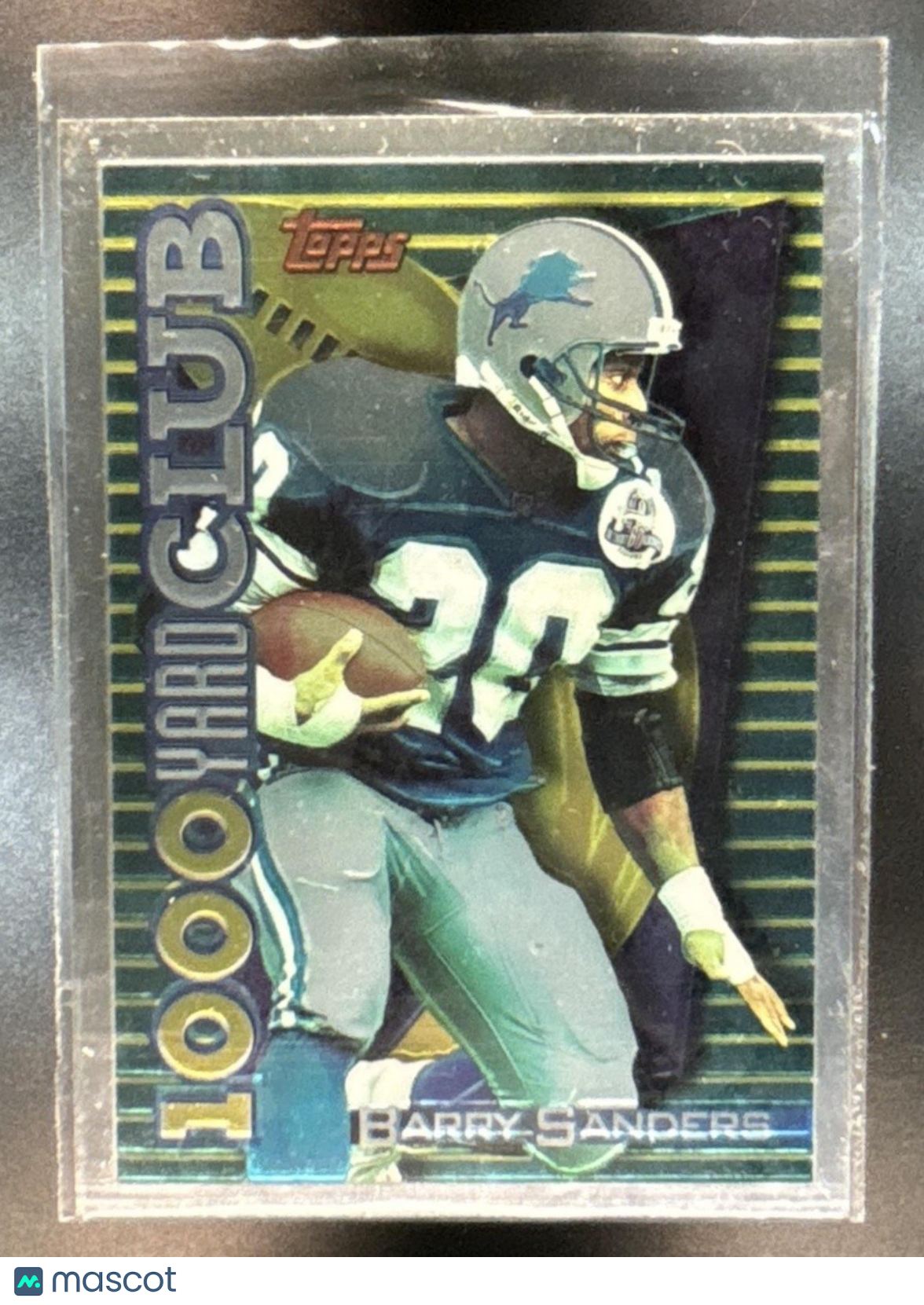1994 Topps Barry Sanders Finest 1000/3000 Yd Club #15 Detroit Lions