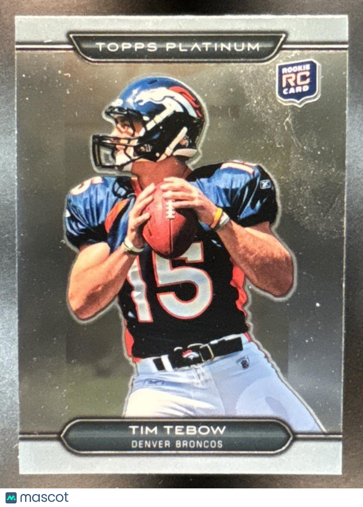 2010 Topps Platinum Tim Tebow #79 RC Denver Broncos