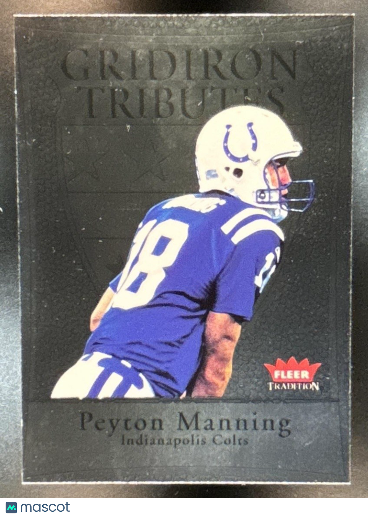2004 Fleer Tradition Peyton Manning Gridiron Tributes #3 GT Indianapolis Colts