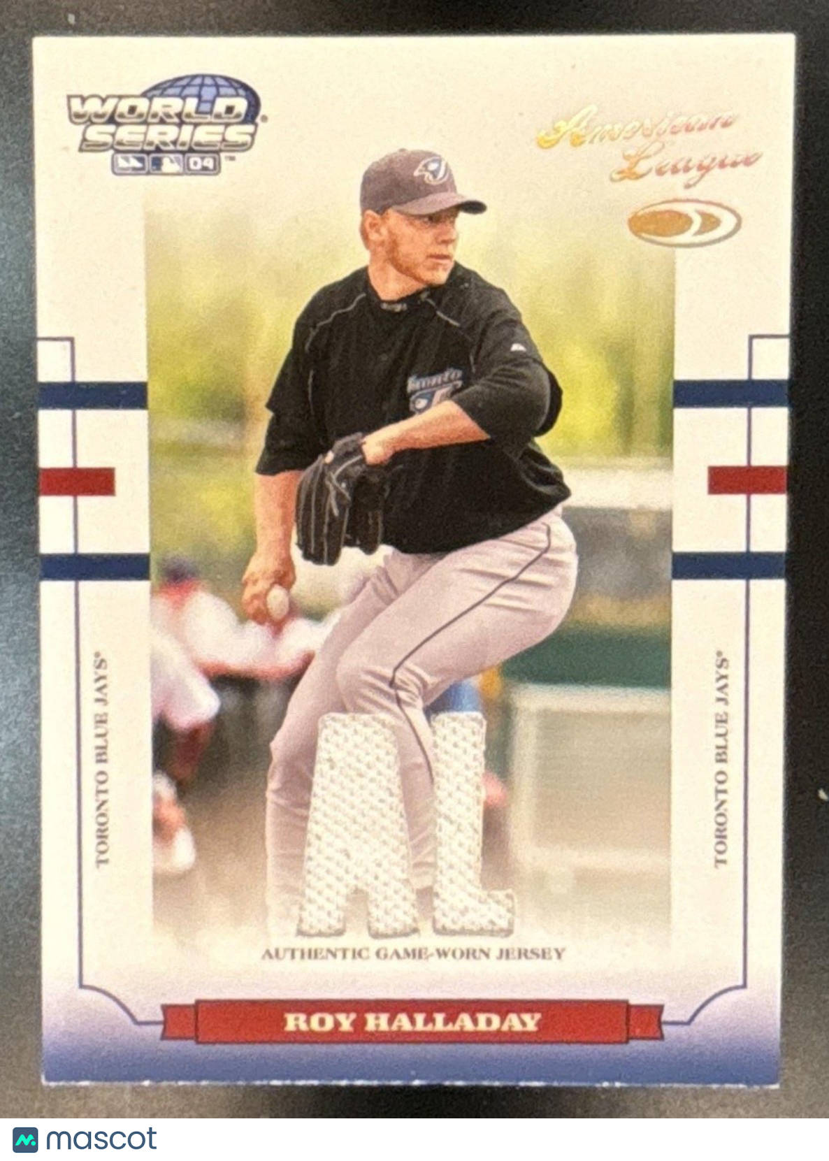2004 Donruss World Series Roy Halladay Patch /250 Blue Jays