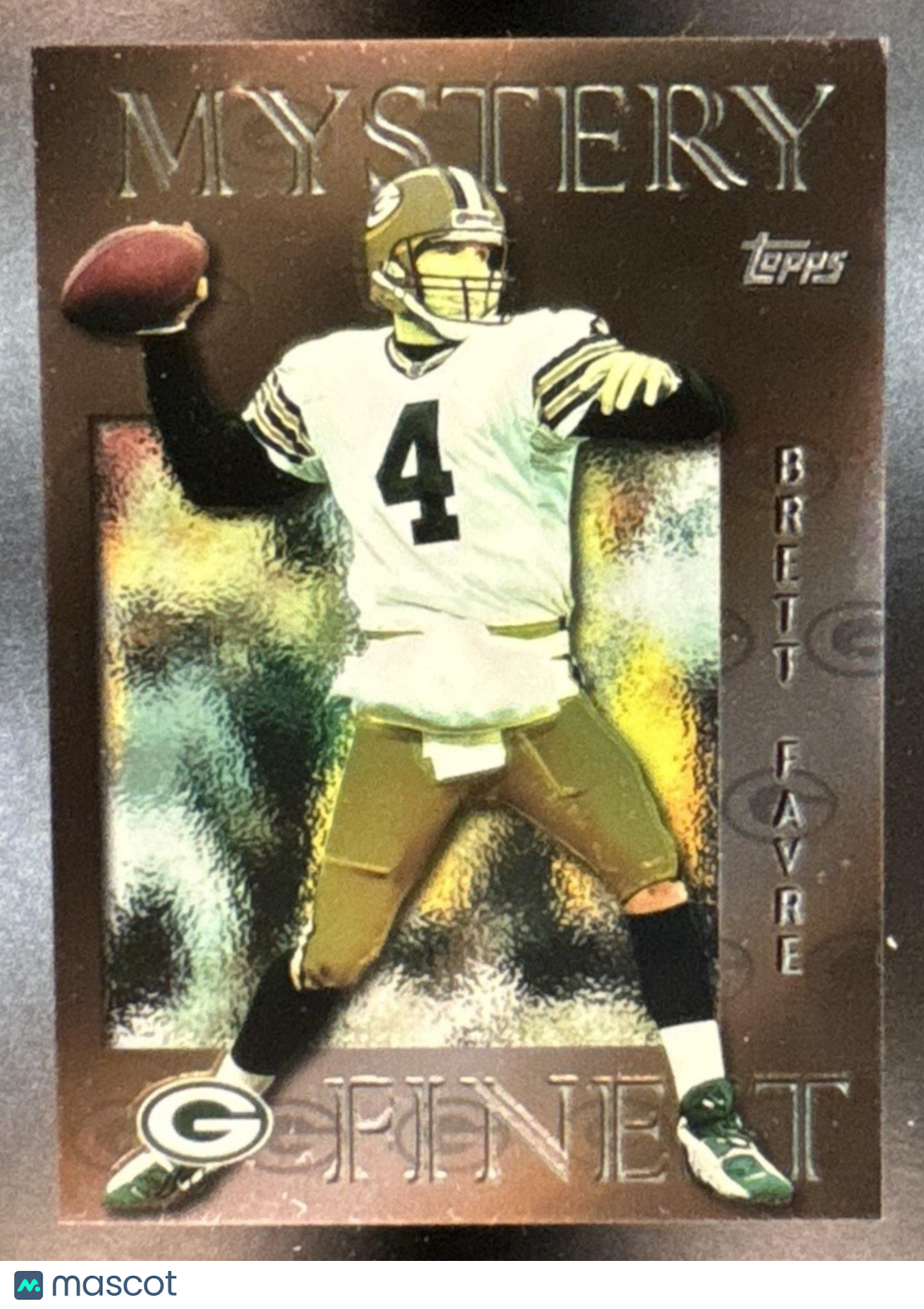 1997 Topps Brett Favre Mystery Finest Bronze #M20 Green Bay Packers