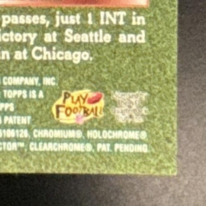 1997 Topps Brett Favre Mystery Finest Bronze #M20 Green Bay Packers