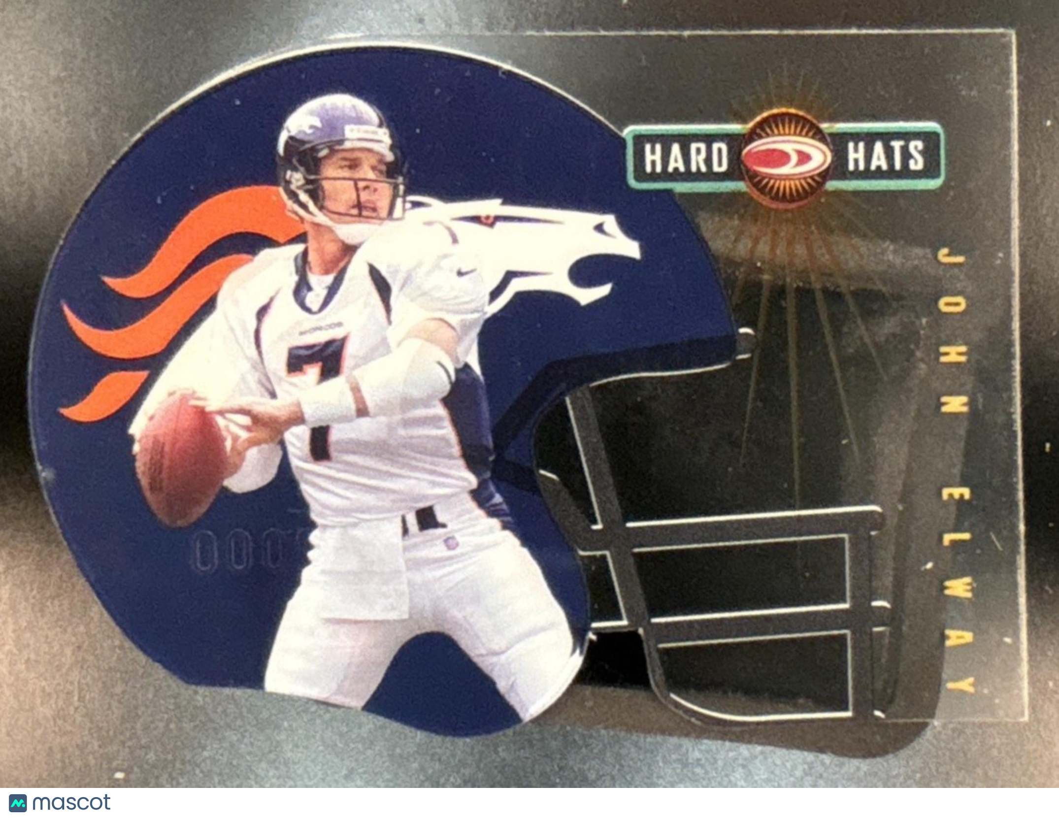 1999 Donruss Preferred QBC John Elway Hard Hats /3000 #3 Denver Broncos