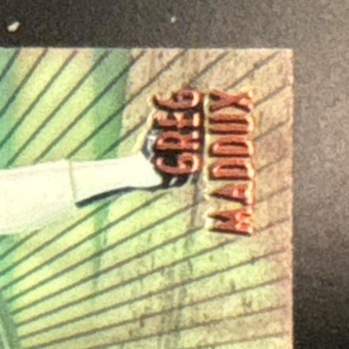 1998 Topps Greg Maddux Mystery Finest