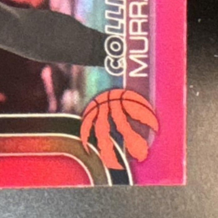 2025-26 Topps Chrome Update Collin Murray-Boyles Magenta /399 #159 RC Raptors