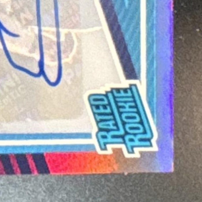 2025 Panini Donruss Nick Emmanwori Rated Rookie Auto Purple /150 #348 RC