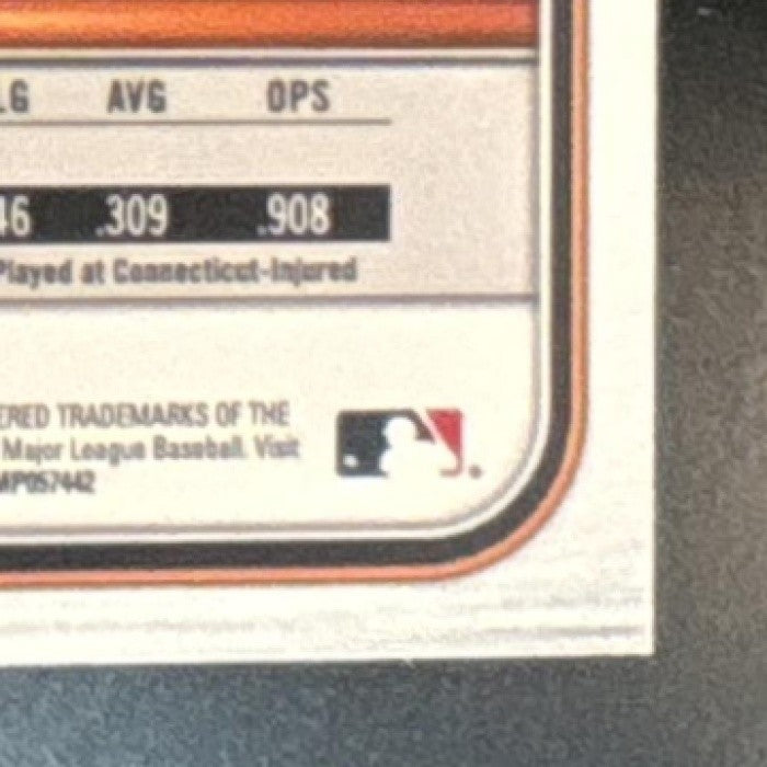 2022 Bowman Draft 1st Edition Reggie Crawford Gold 50/50 #BD-33 Giants