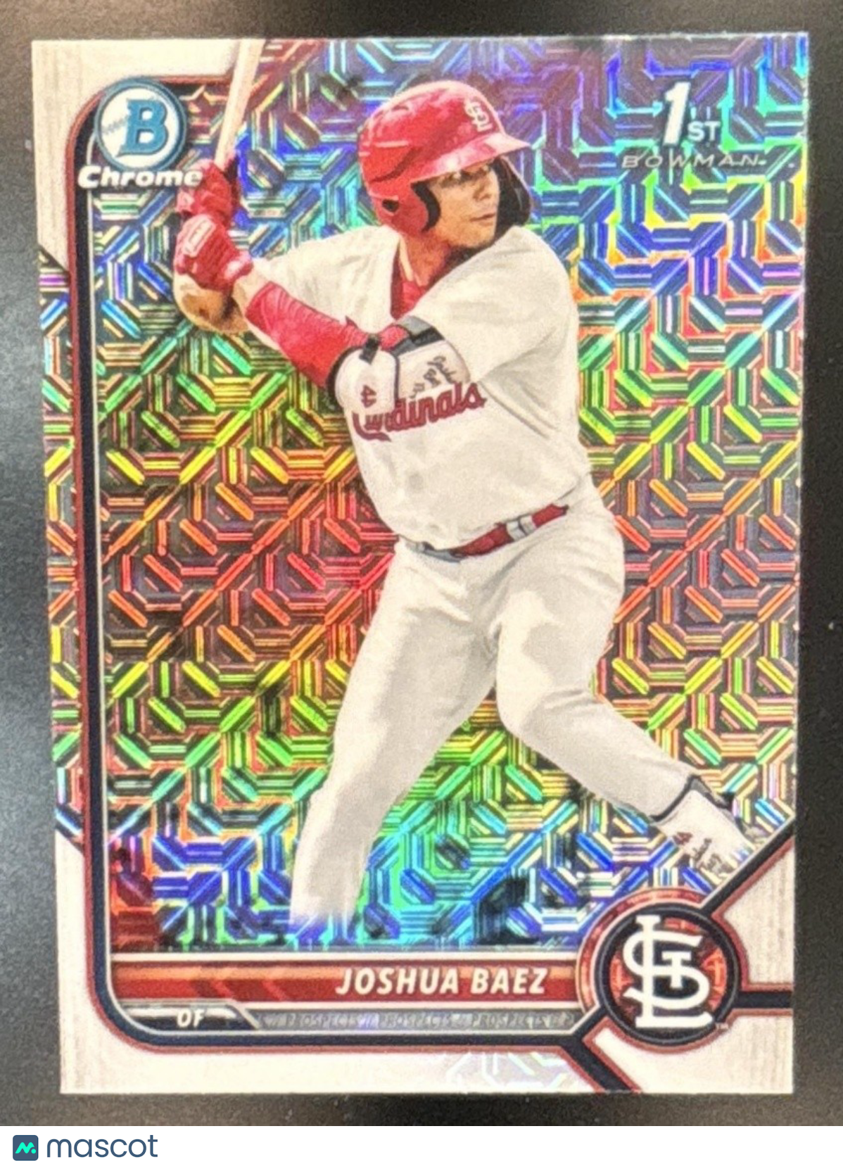 2022 Bowman Mega Box Joshua Baez Mojo Refractor #BCP-112 St. Louis Cardinals