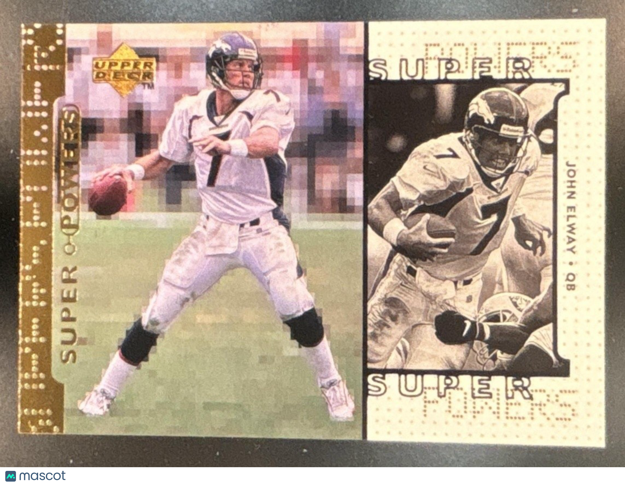 1998 Upper Deck John Elway Super Powers #S7 Denver Broncos