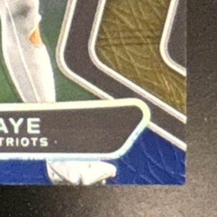 2024 Panini Totally Certified Drake Maye Gold Team Mirror Blue /199 #20 Patriots