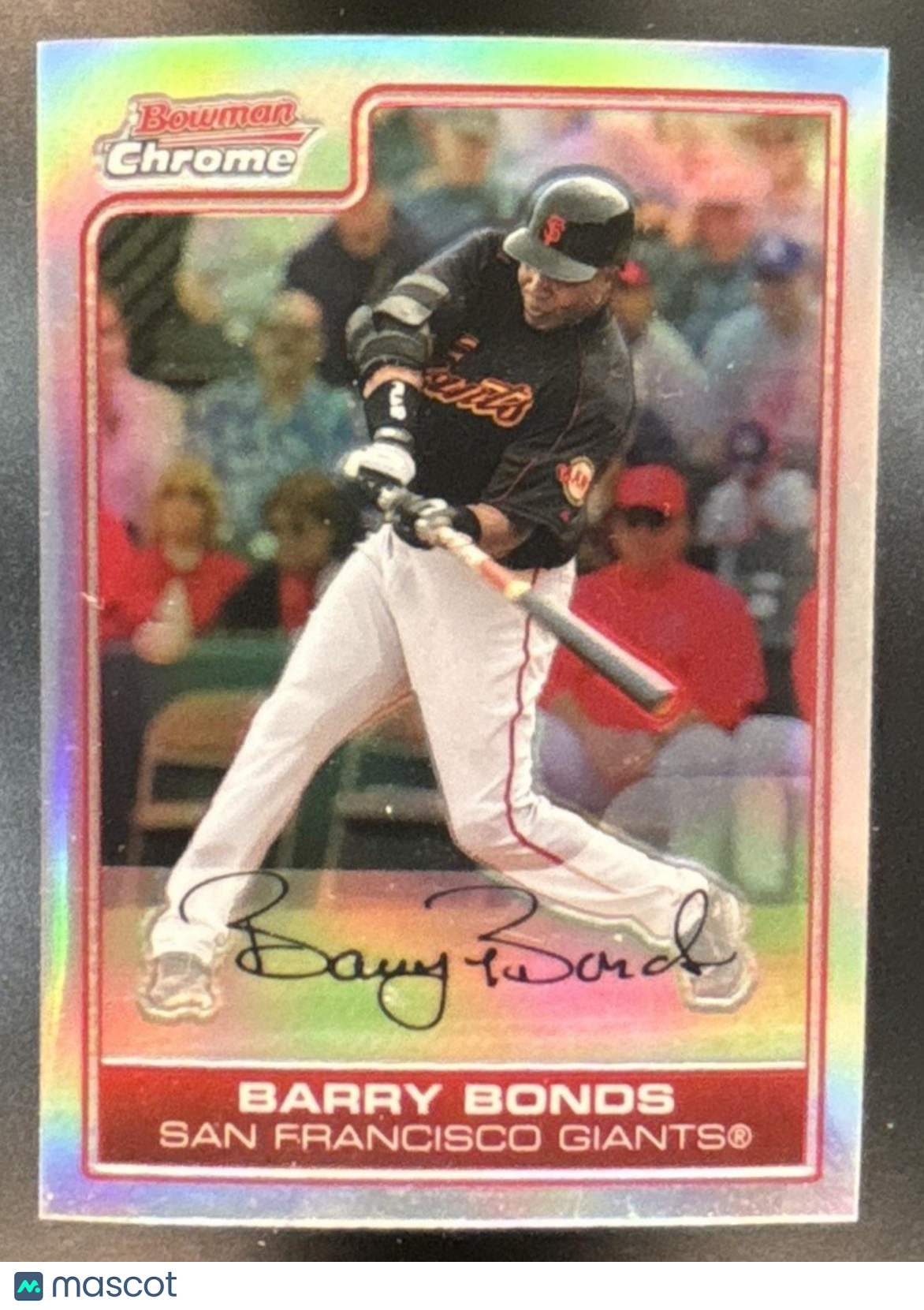 2006 Bowman Chrome Barry Bonds Refractor #200 San Francisco Giants