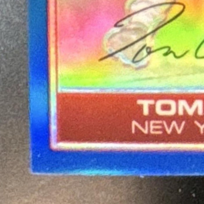 2006 Bowman Chrome Tom Glavine Blue Refractor /150 #173 New York Mets