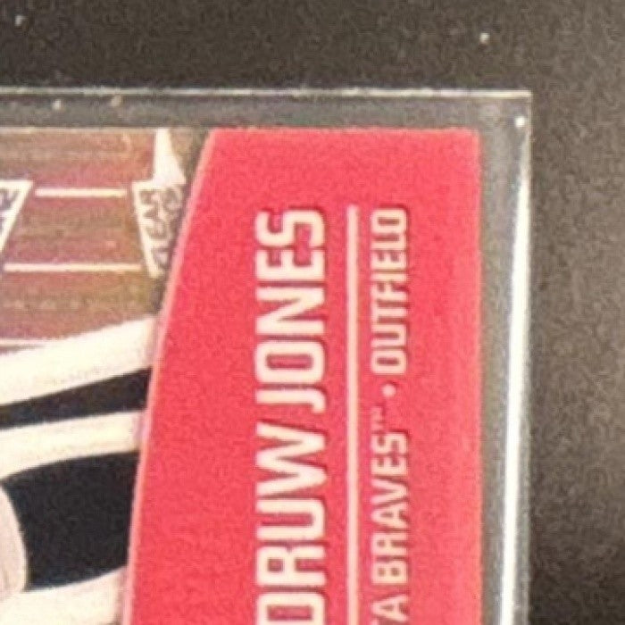 2000 Topps Stadium Club Chrome Andruw Jones Clear Shots Refractor #CS6 Braves