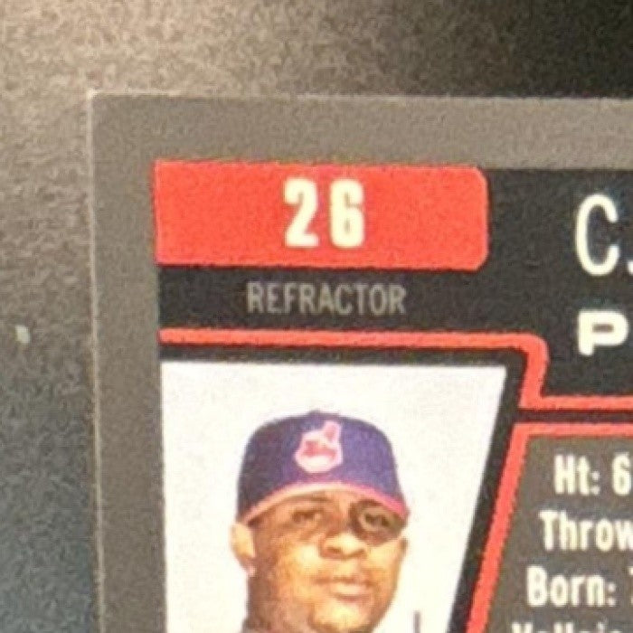 2006 Bowman Chrome CC Sabathia Blue Refractor /150 #26 Cleveland Indians