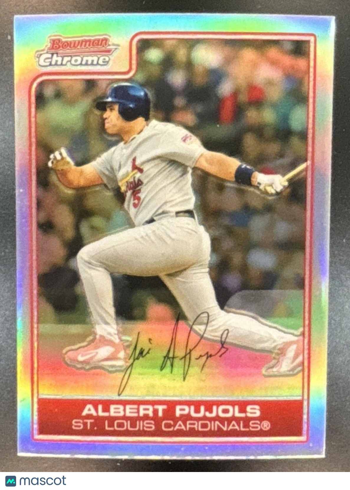 2006 Bowman Chrome Albert Pujols Refractor #25 Cardinals