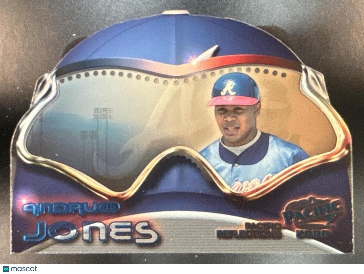 2000 Pacific Andruw Jones Reflections #1 Atlanta Braves