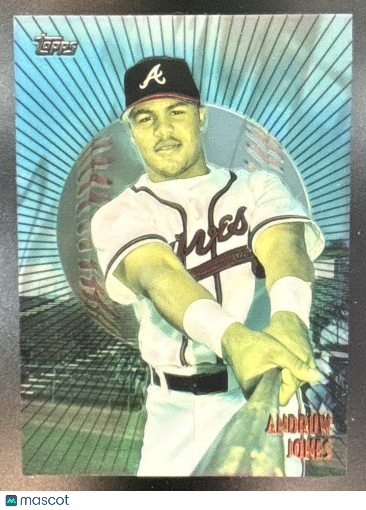 1998 Topps Andruw Jones Mystery Finest Borderless #M18 Atlanta Braves