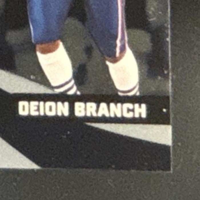 2005 Playoff Honors Tom Brady Deion Branch Touchdown Tandems Foil /250 Patriots