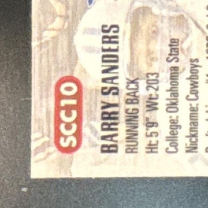1998 Topps Stadium Club Barry Sanders Chrome