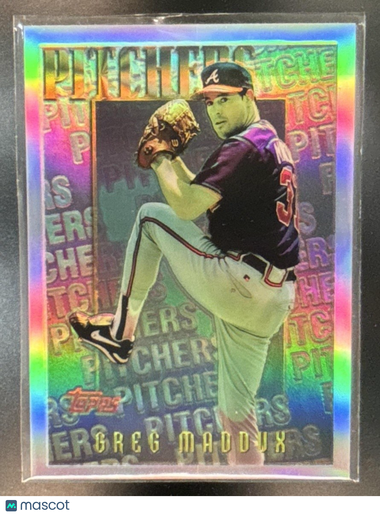 1996 Topps Greg Maddux Mystery Finest Refractor #M2 Atlanta Braves