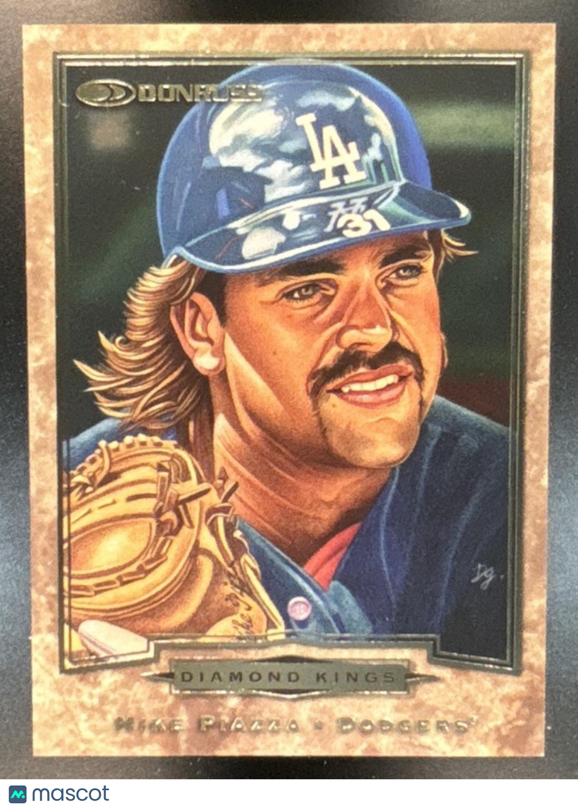 1998 Donruss Mike Piazza Diamond Kings 8771/10000 #17 Los Angeles Dodgers