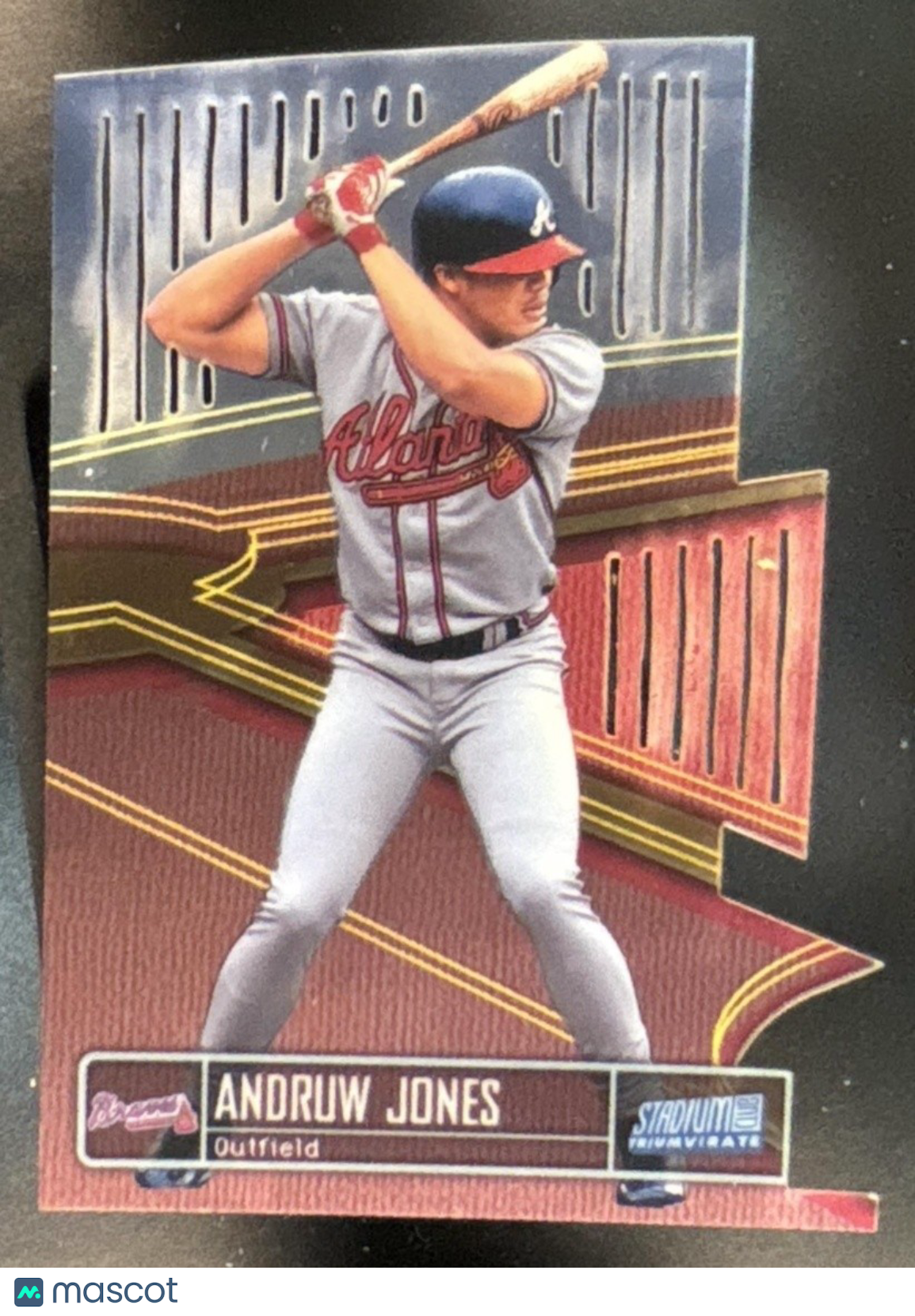1999 Topps Stadium Club Andruw Jones Triumvirate Luminous #T2A Atlanta Braves
