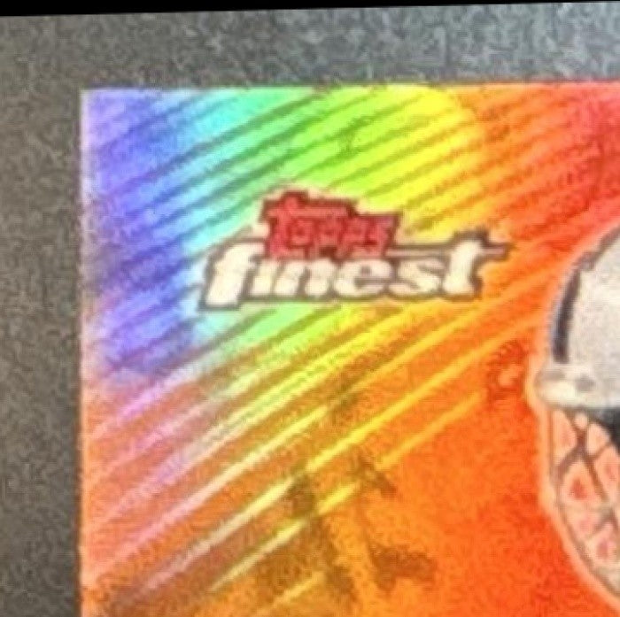 2025 Topps Finest Bo Jackson Finest Moments Auto Orange 1/25 Book End Raiders