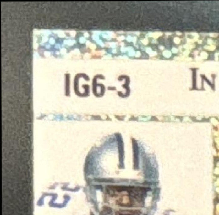 2025 Leaf ITG HEX Auto Marino Montana Favre Em Smith Sanders Th Thomas Glitter/7