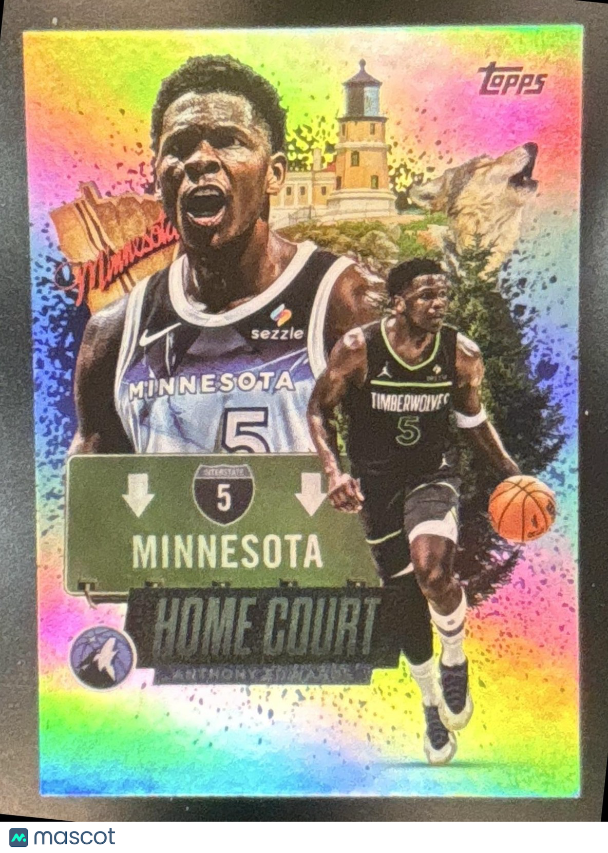 2025-26 Topps Anthony Edwards Home Court Advantage #HCA-3 Minnesota Timberwolves