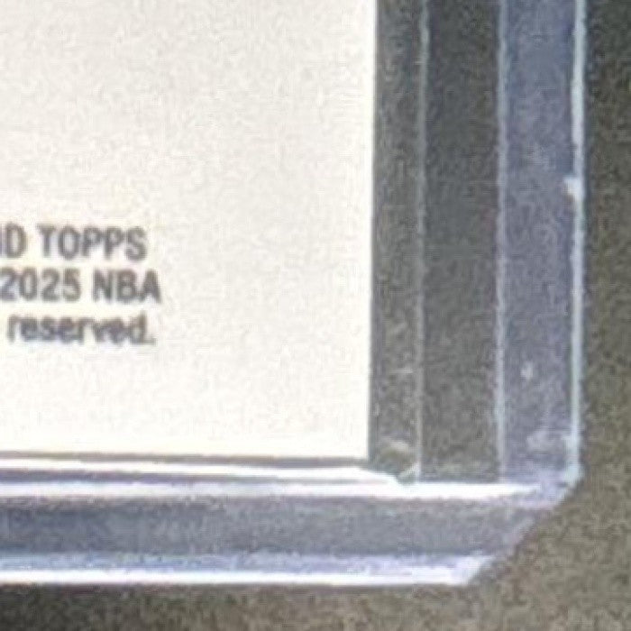 2025-26 Topps Chrome Dylan Harper Blue X-Fractor #252 RC San Antonio Spurs