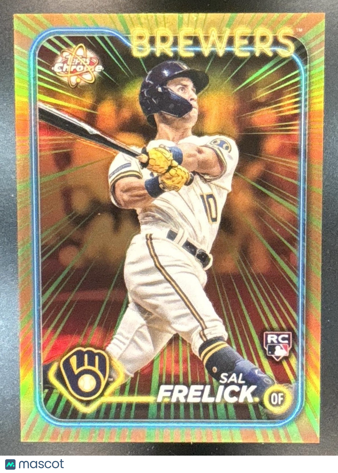2024 Topps Chrome Sal Frelick Radiating Rookies #RR-2 RC Milwaukee Brewers