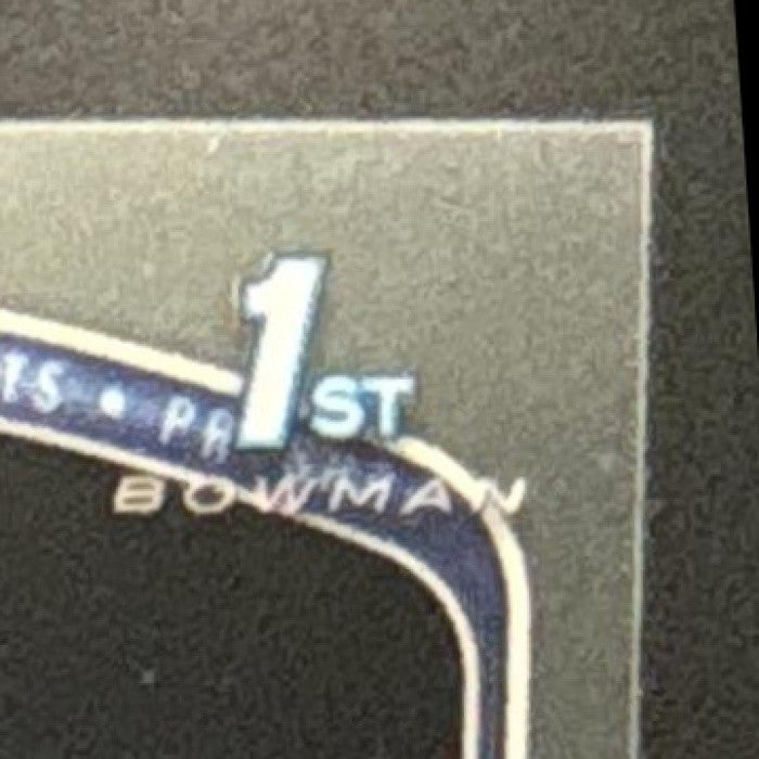 2025 Bowman Draft Cooper Flemming Chrome Auto 1st Prospect Tampa Bay Rays