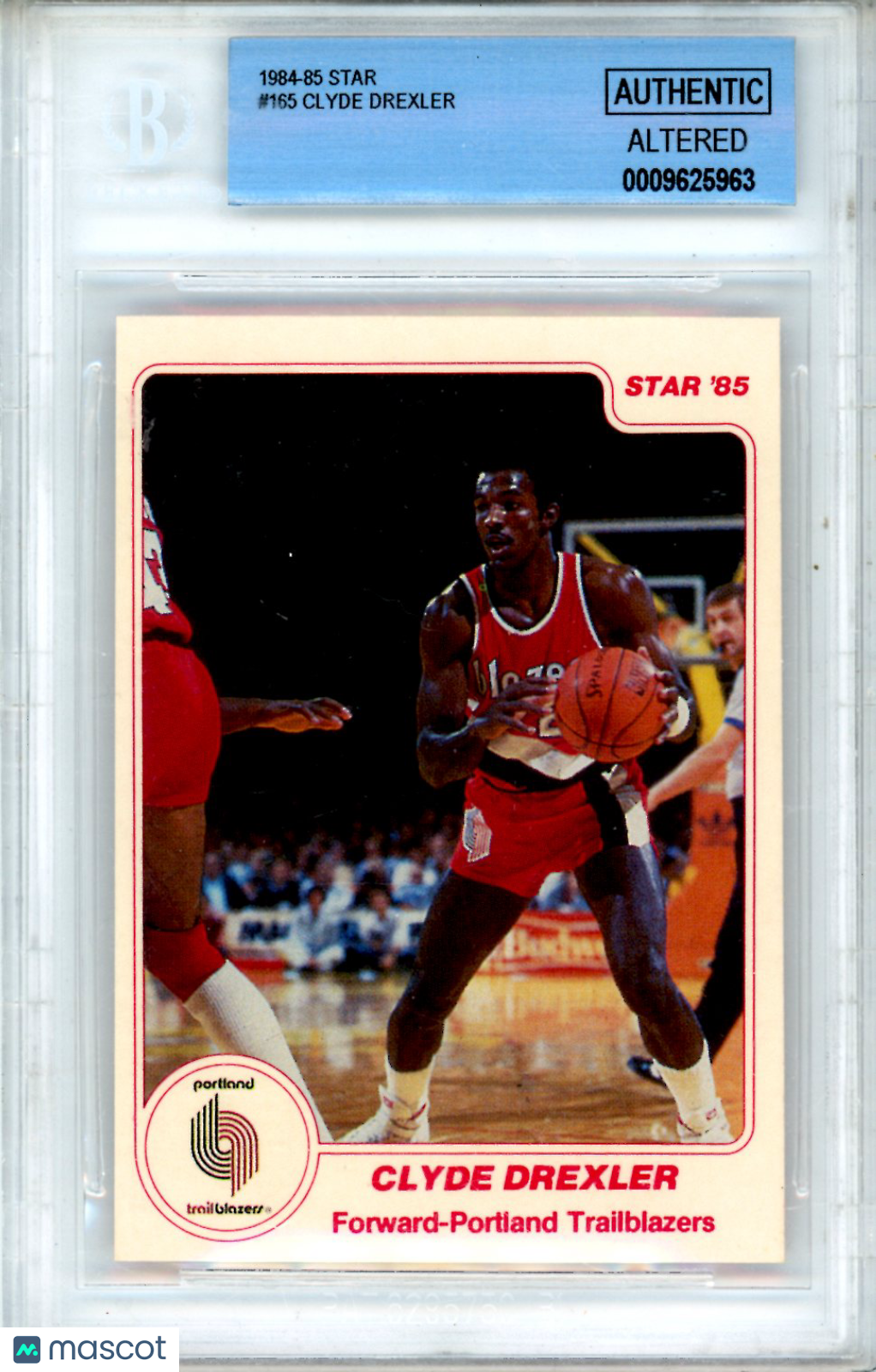1984-95 #165 Clyde Drexler Authentic Altered BGS