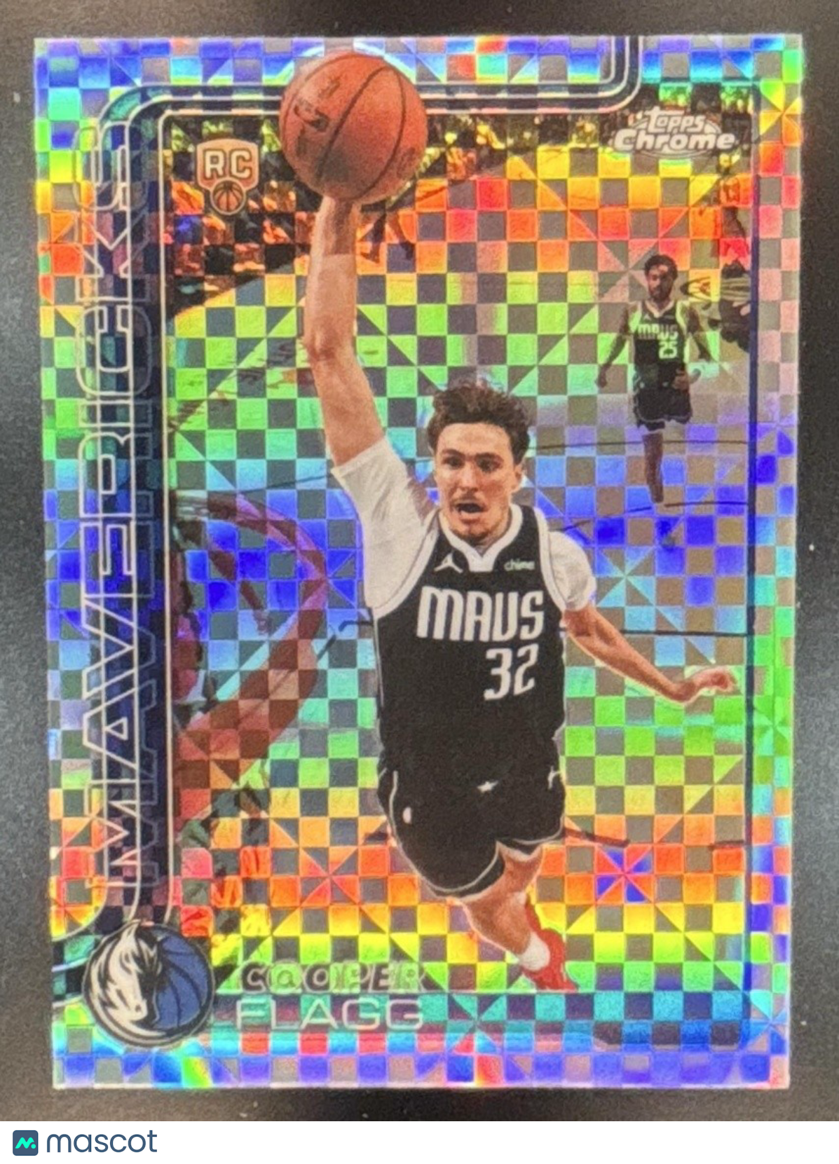 2025-26 Topps Chrome Update Cooper Flagg X-Fractor #151 RC Mavericks