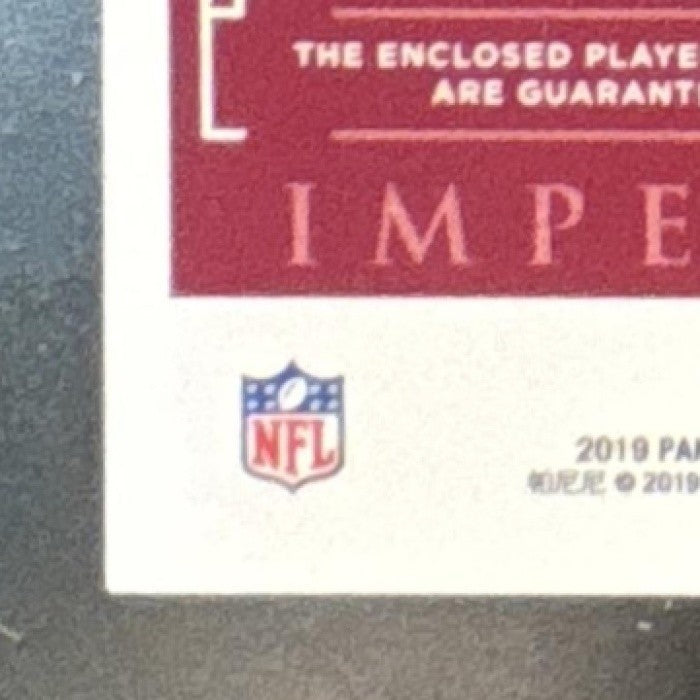 2019 Panini Impeccable Dwayne Haskins /75 #101 MEM Auto RC Washington Redskins