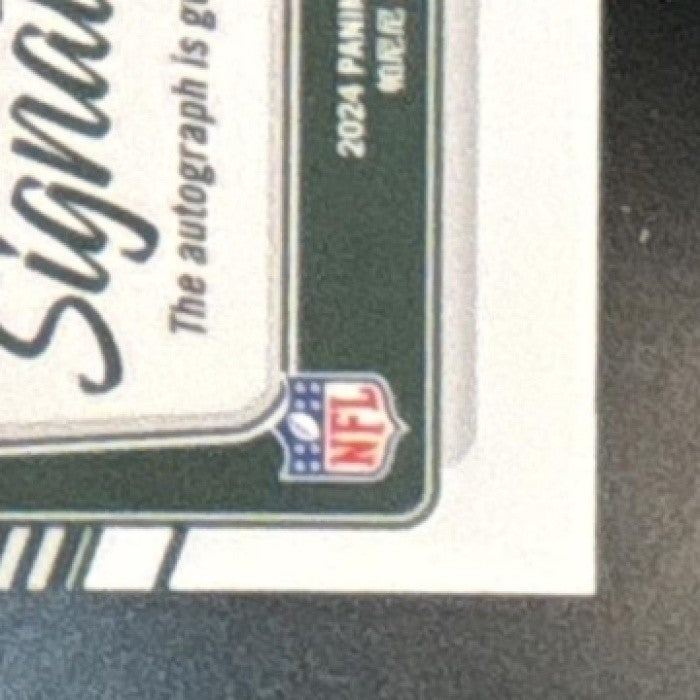 2024 Panini Donruss Optic AJ Dillon Signature Series Holo Auto Green Bay Packers