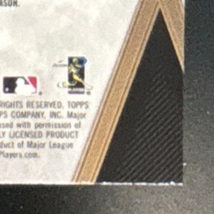 2020 Topps Tier One Cavan Biggio Relics /395 MEM Toronto Blue Jays