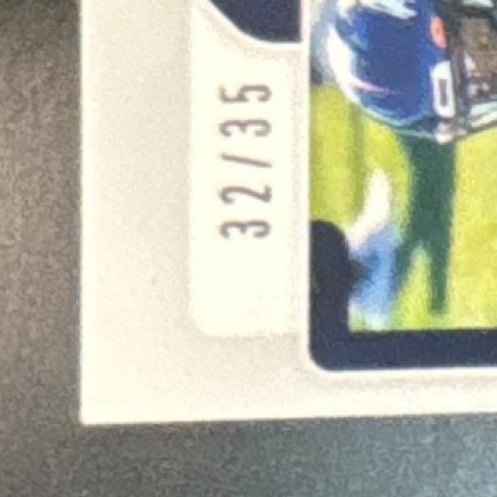 2021 Panini Prizm Teddy Bridgewater Red Shimmer /35 #201 Denver Broncos