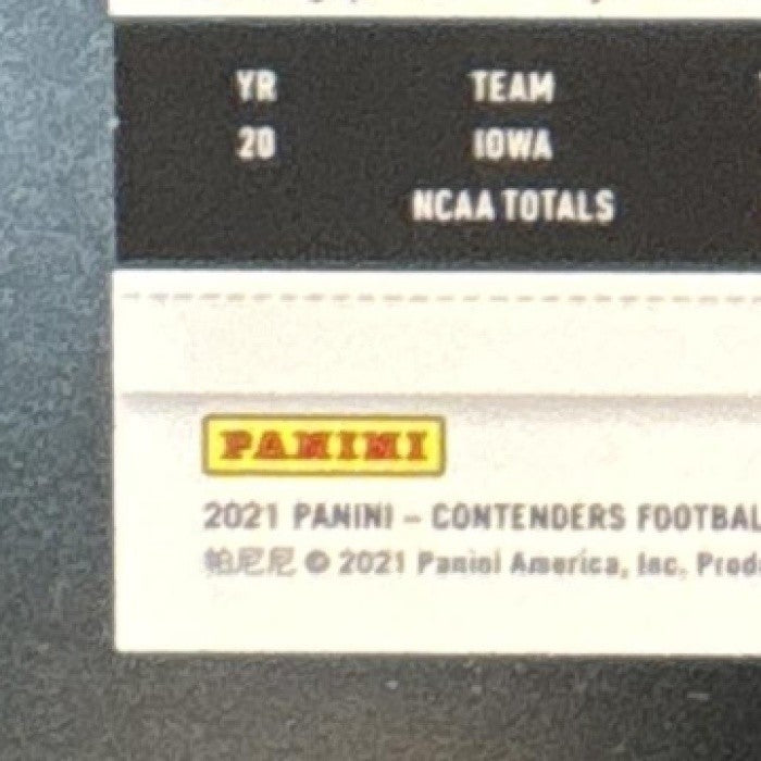 2021 Panini Contenders Chauncey Golston #187 Auto RC Dallas Cowboys