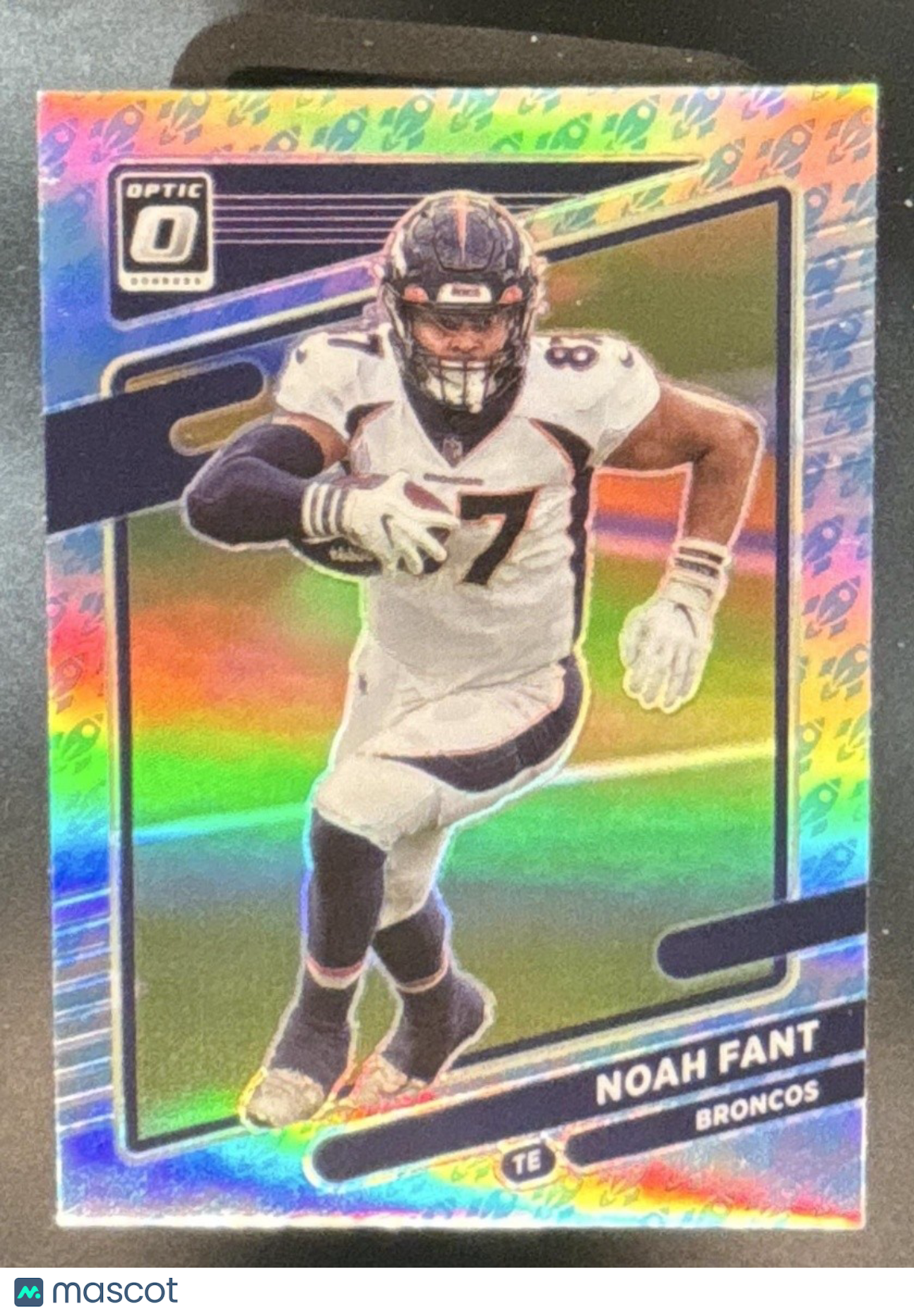 2021 Panini Donruss Optic Noah Fant Rocket #28 Denver Broncos