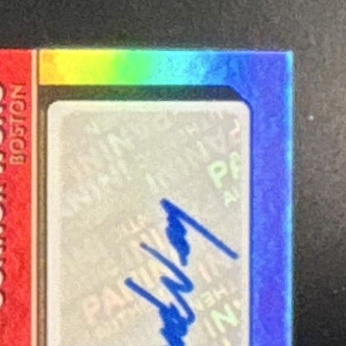 2022 Panini Donruss Connor Wong Signature Series #SS-CW Auto RC Boston Red Sox