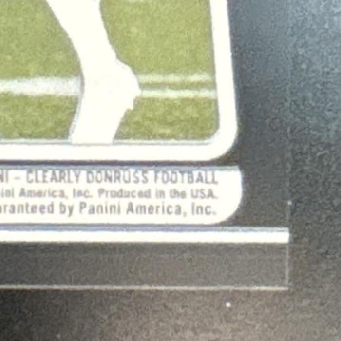 2021 Panini Clearly Donruss Simi Fehoko Rated Rookie Auto #92 RC Dallas Cowboys