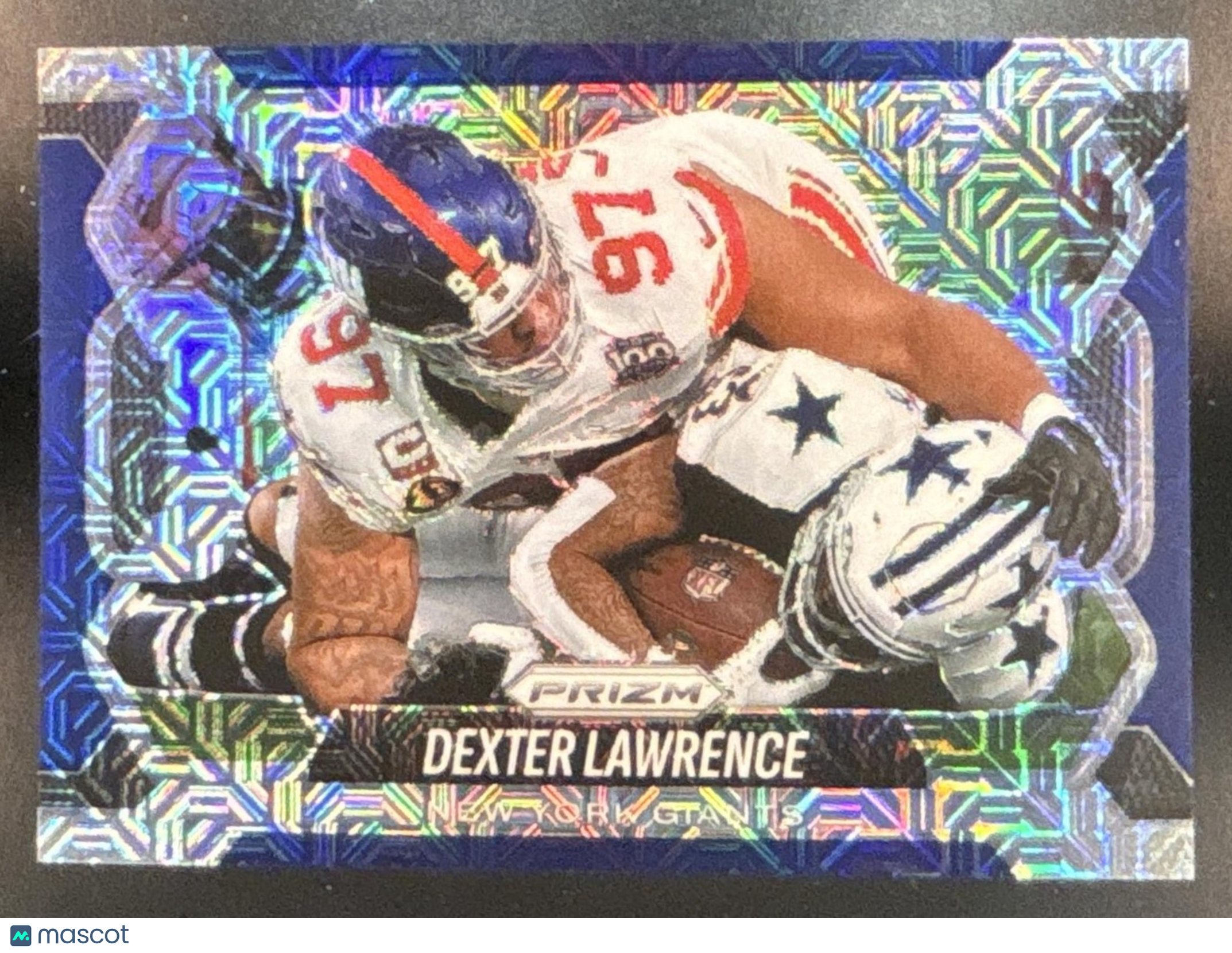 2025 Panini Prizm Dexter Lawrence Lockdown Mojo /25 #3 New York Giants